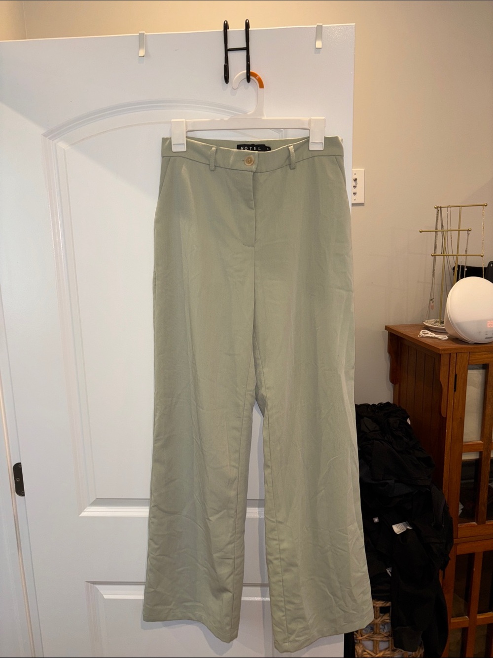 Motel Rocks Light Sage Wide-Leg Pants